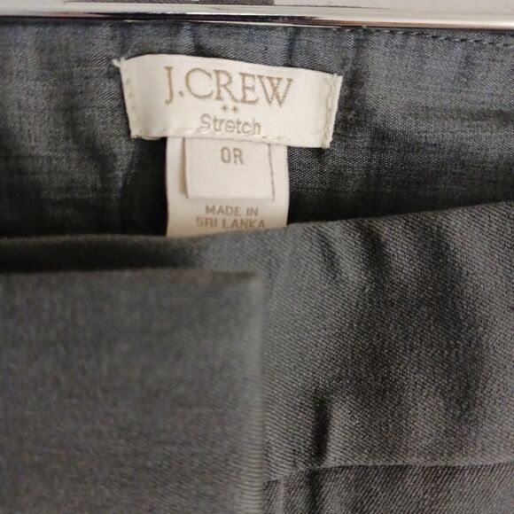 J Crew Factory Lexie Pants, Dark Granite, Size 0R - Picture 5 of 9